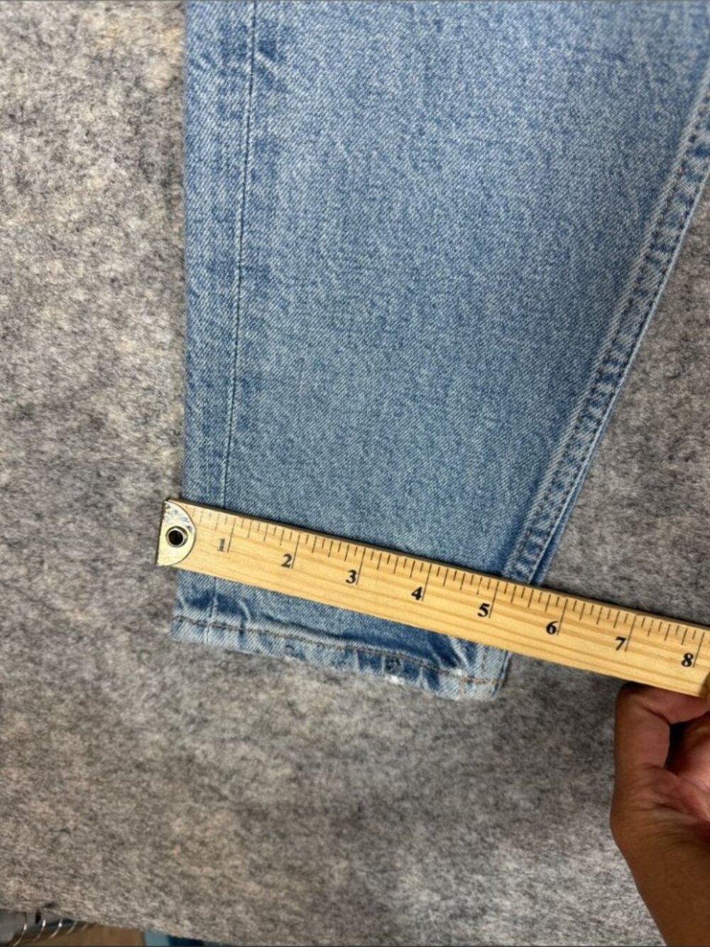 Vintage Polo Ralph Lauren Tompkins Mid Rise Skinny Jeans Light Wash Size 29 - Picture 9 of 16